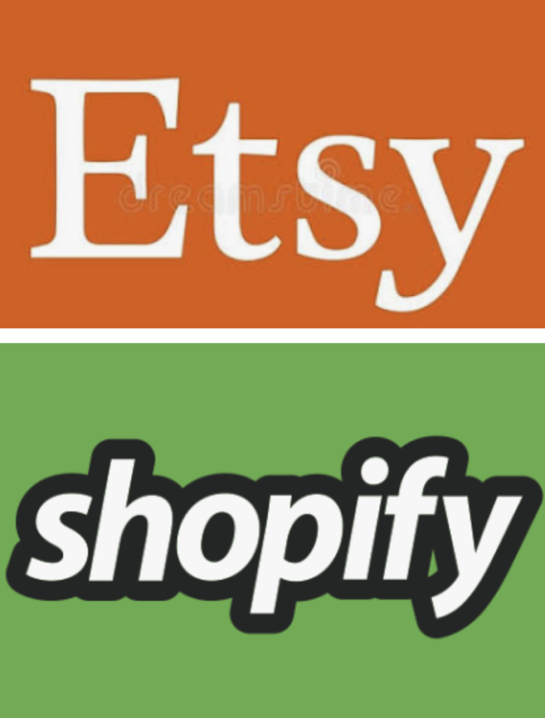 Digitale producten verkopen via Etsy of Shopify voor extra online inkomsten.